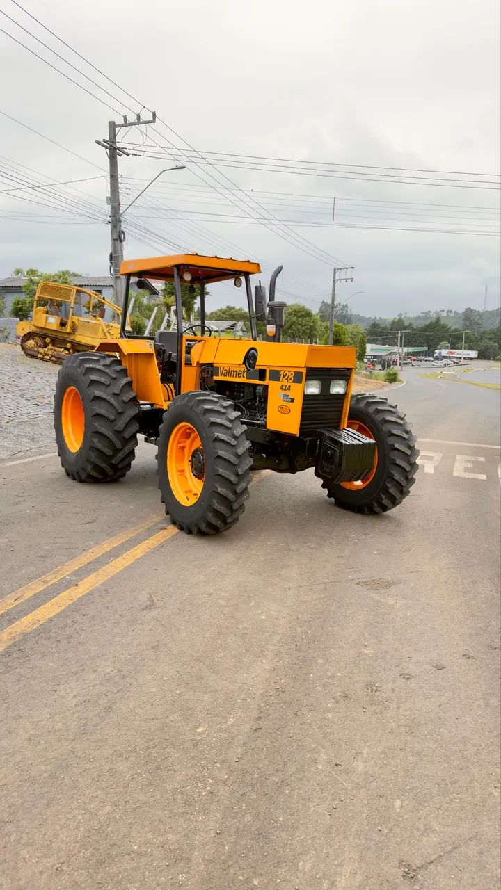 Trator Valmet 128 4x4 - Foto 6