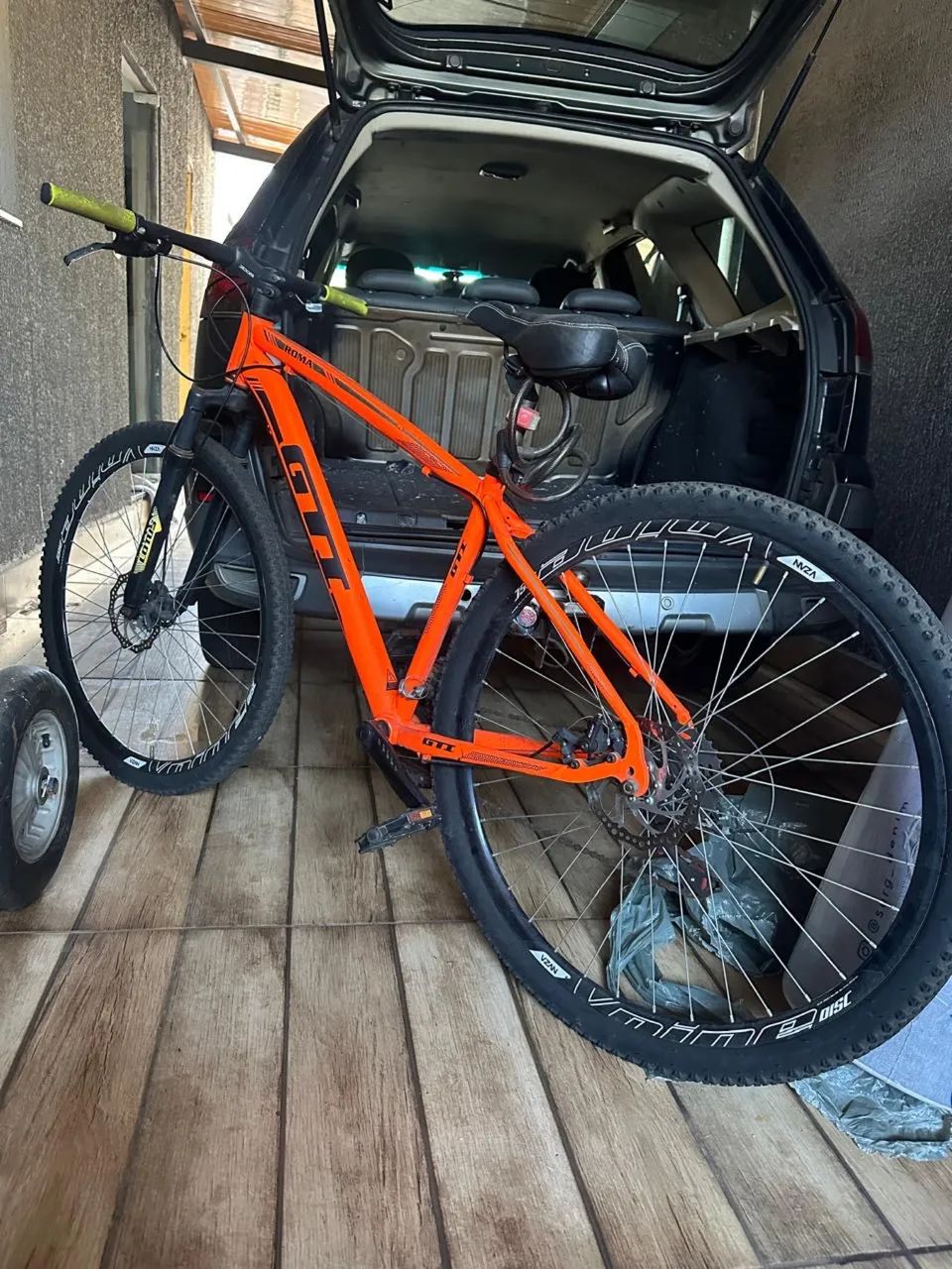 Bicicleta aro 29 laranjada  - Foto 2
