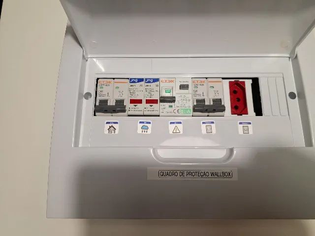 Quadro de proteção para wallbox 220v 7,5kw - Foto 5