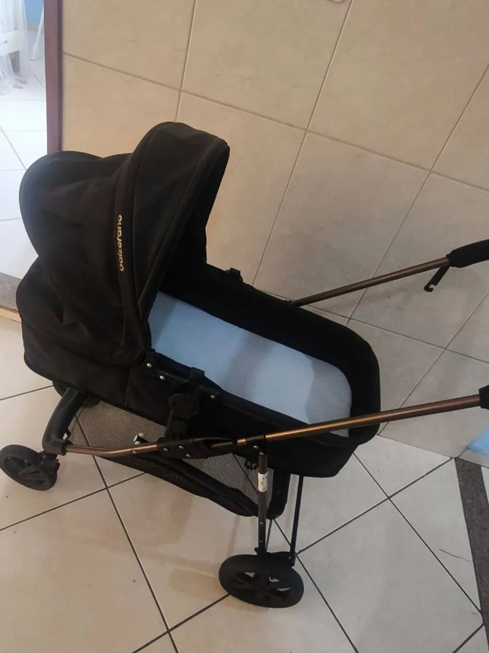 Carrinho Galzerano+ bebê conforto+ colchão  - Foto 5