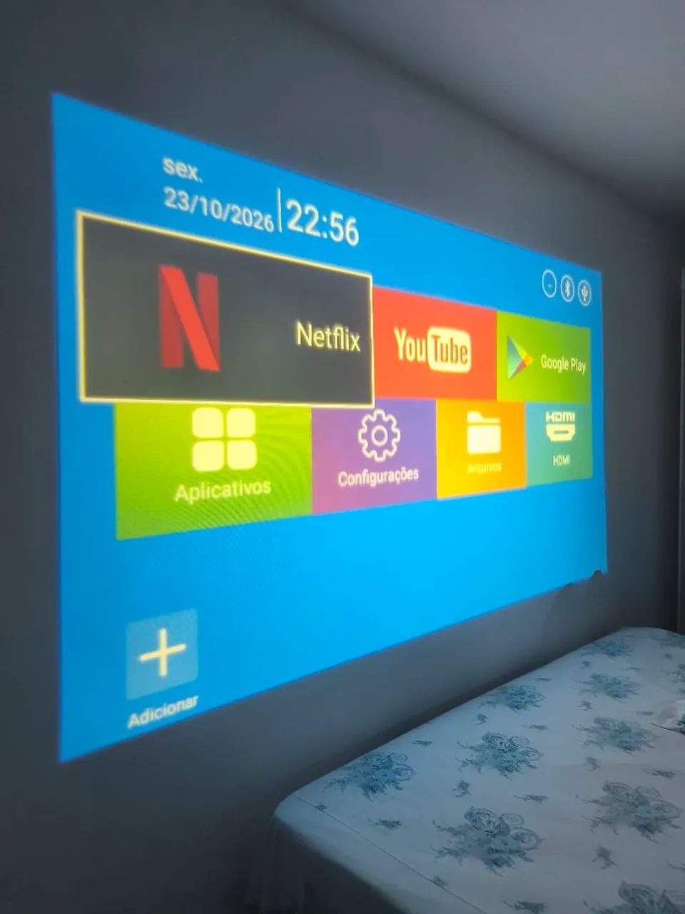 Projetor portátil 4K  - Foto 2