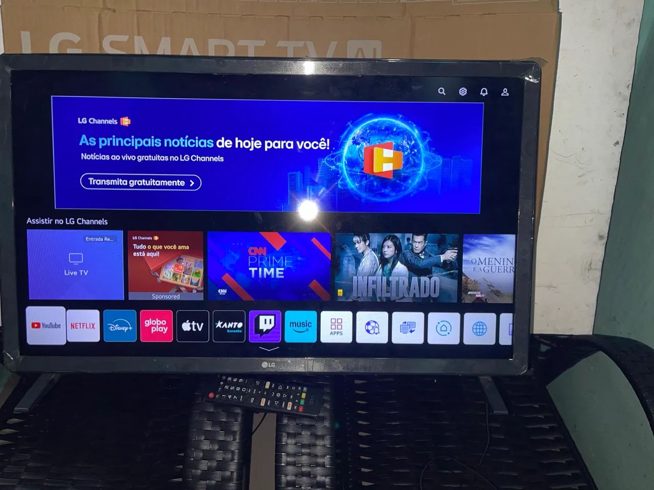 Linda TV LG top de linha com Bluetooth 32 polegadas - Foto 5