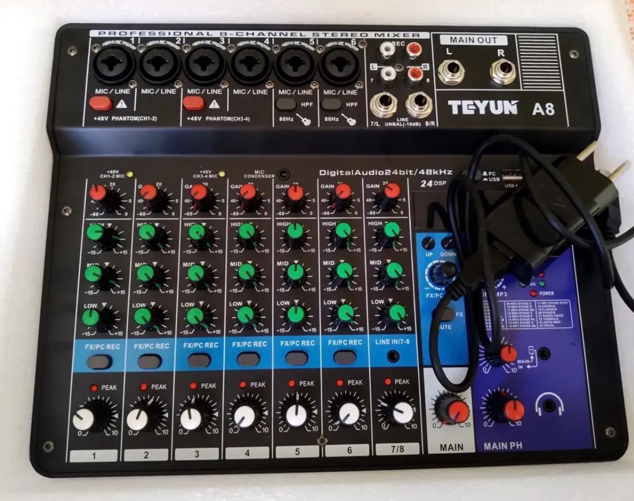 Mesa de som TEYUN A8