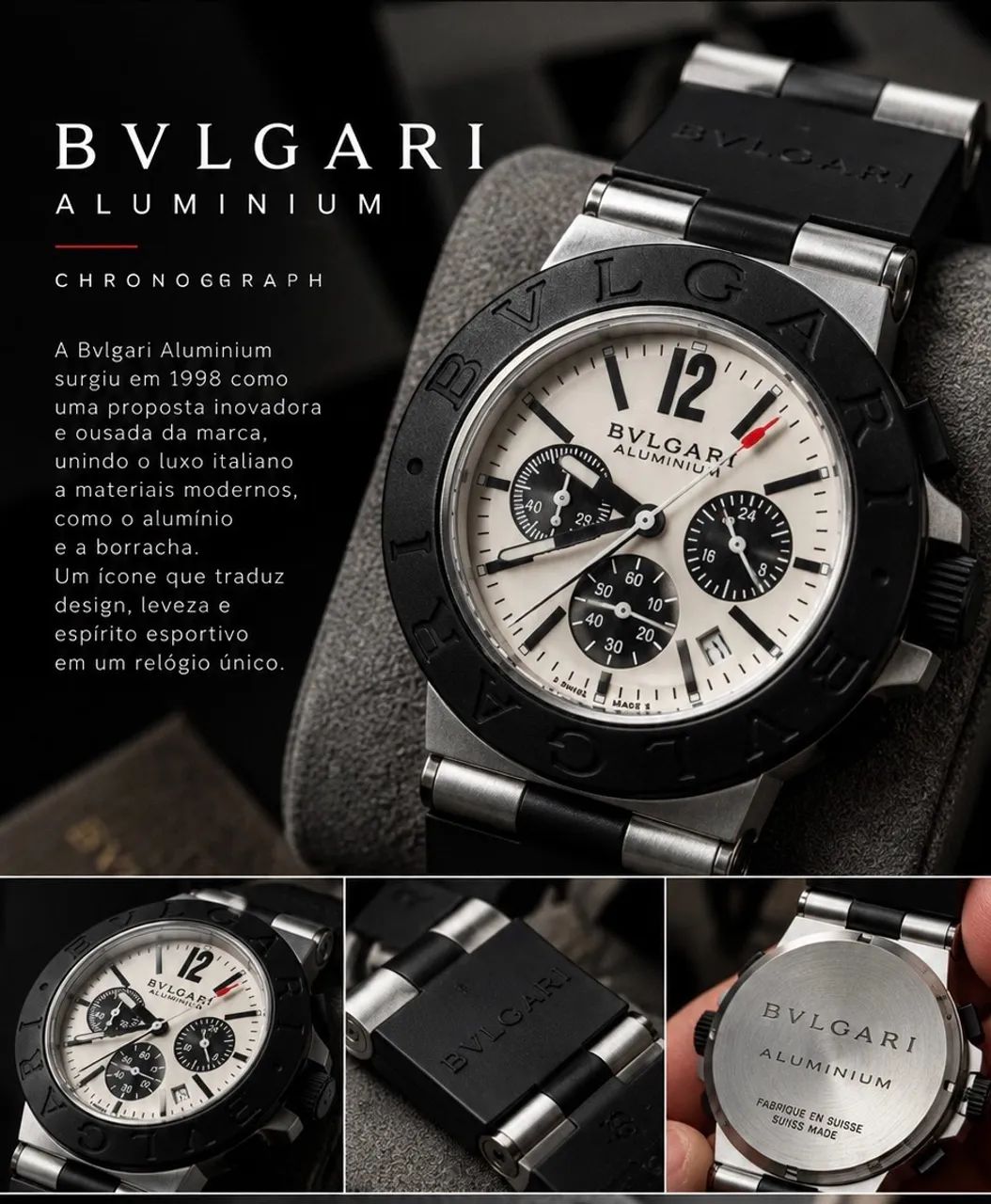 Relógio - Bvlgari Aluminium 