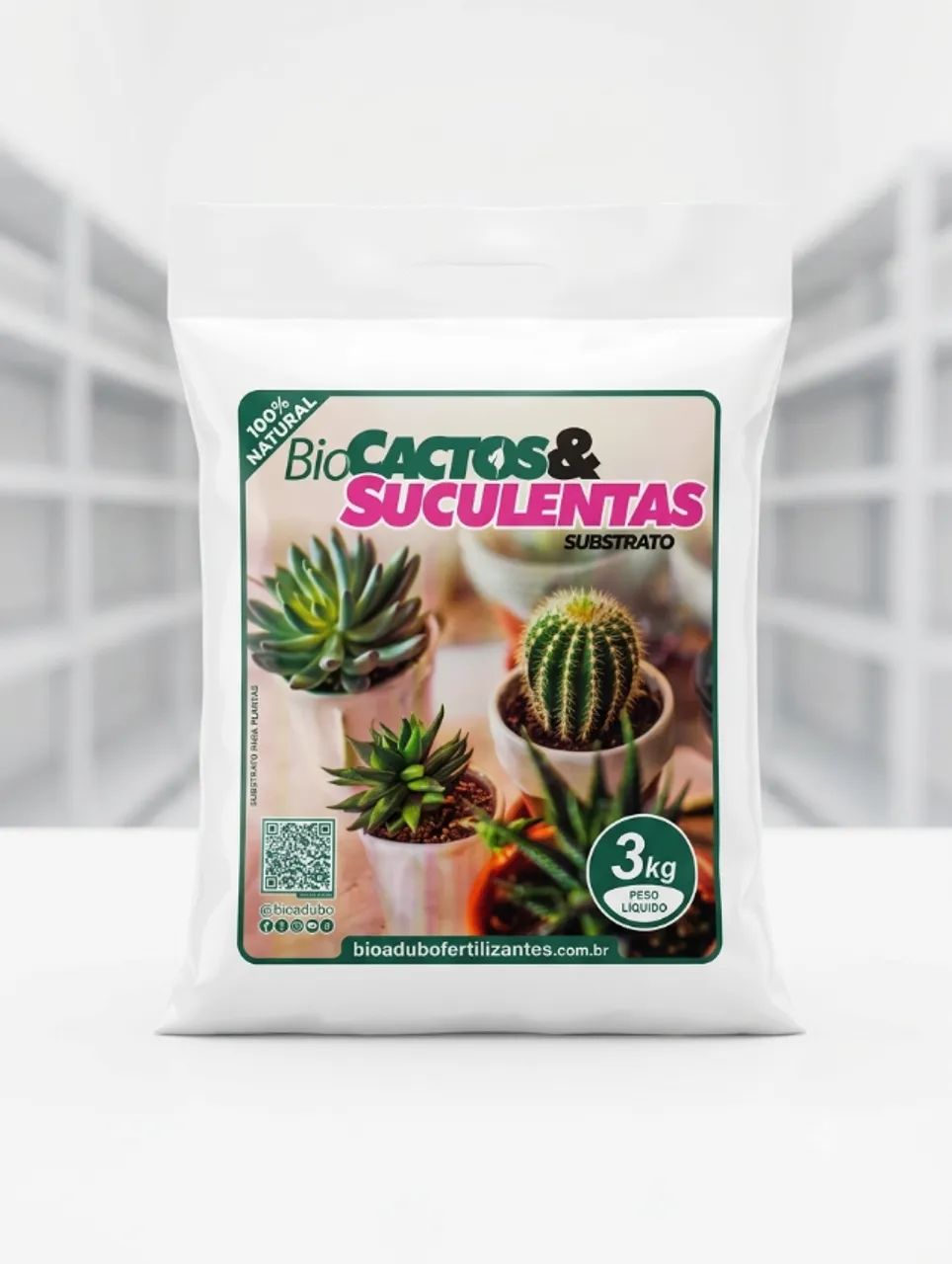 BioAdubo cactos e suculentas 3kg