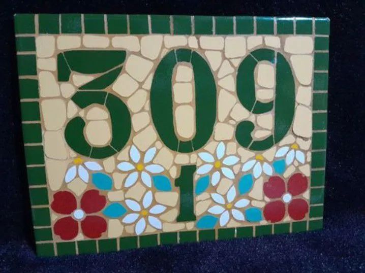 mosaico número antigo - Foto 2