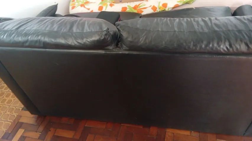 Sofá Cama - 3 lugares, com colchão casal - Foto 4