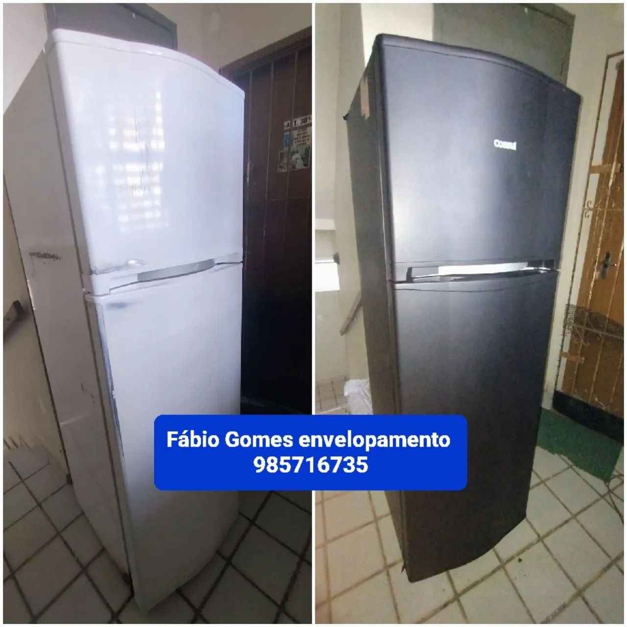 Envelopamento profissional de geladeira  - Foto 2