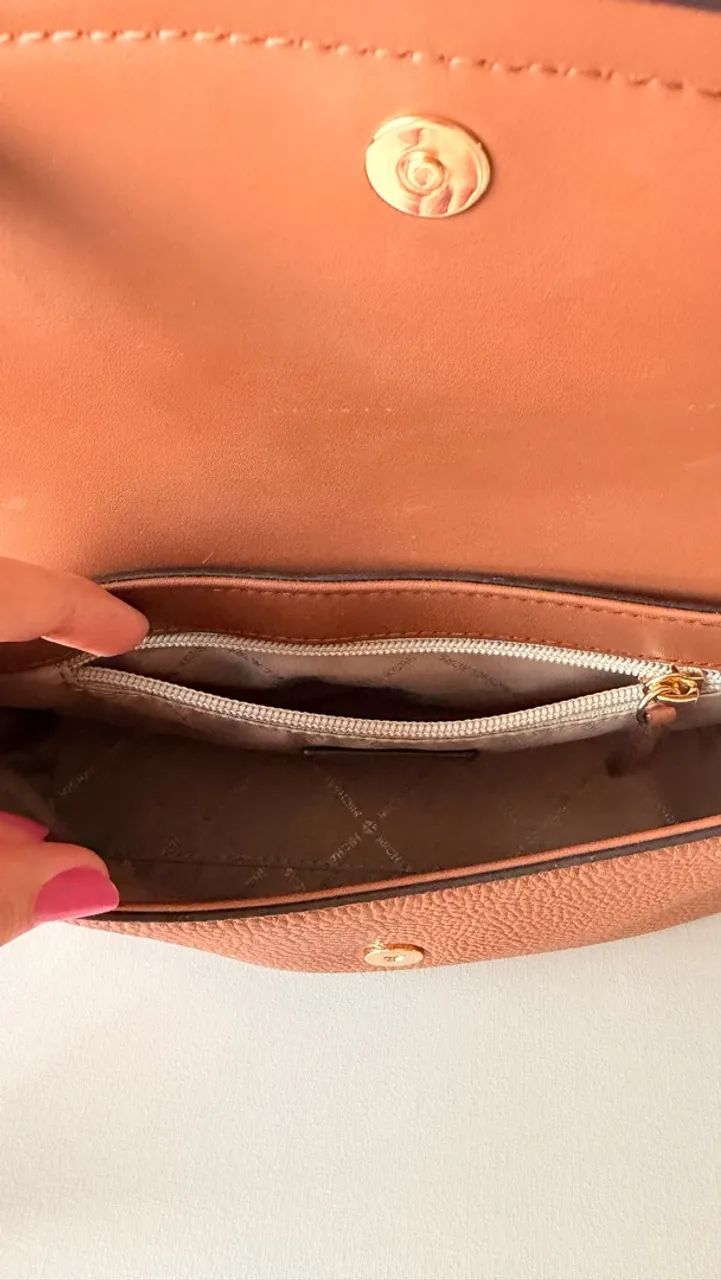 Michael Kors Bolsa em Couro Nova Original - Foto 3
