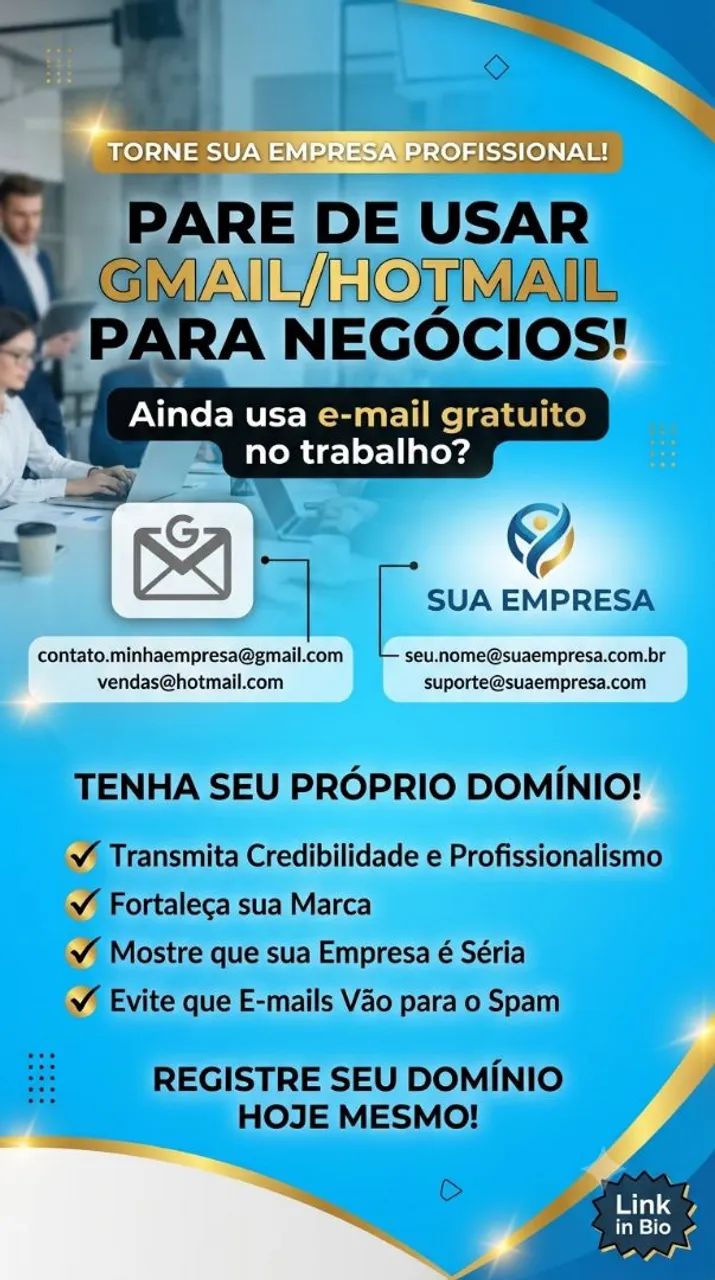 Garanta o Nome da sua Empresa na Internet: Domínio e E-mail Profissional