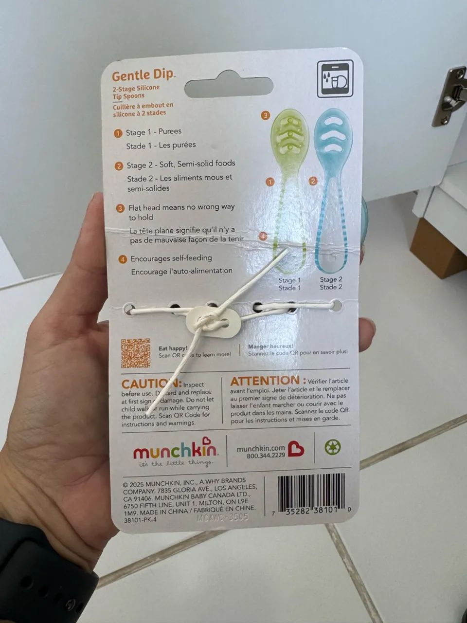 Kit 3 colheres Munchkin para introdução alimentar  - Foto 3