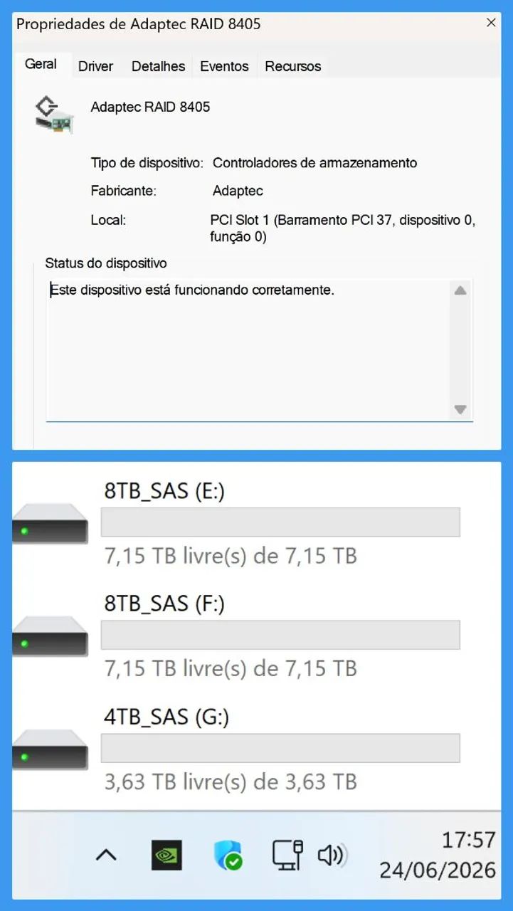 3 HDs SAS c/ Controladora (20TB) - Foto 3