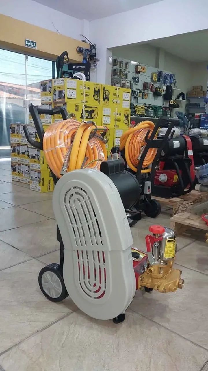 Lavadora Lava jato Motor 1.5hp c/ 10m de Mangueira Eletroplas - Foto 3