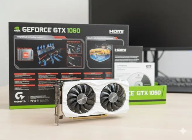 vendo minha gtx 1060 (6 gb) gigabyte edição branca limitada - oportunidade!