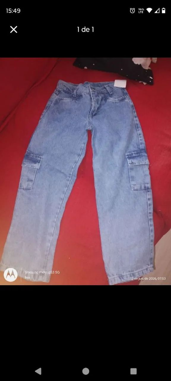 Calça cargo infantil menina 