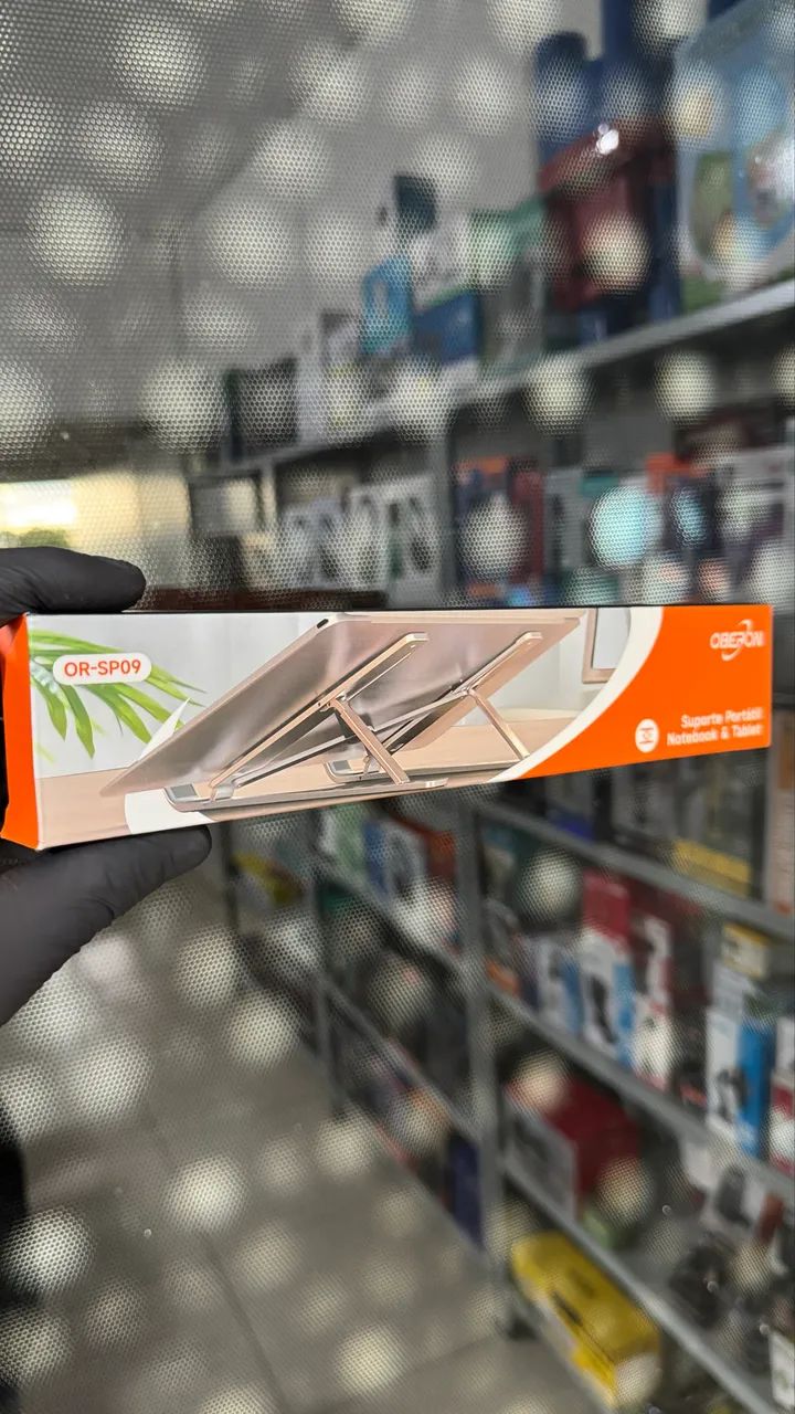 Suporte para Notebook e Tablet Em Alumínio- Leve, Resistente e Compacto - Foto 3