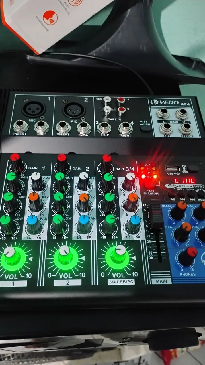 Mesa de som USB BLUETOOTH 