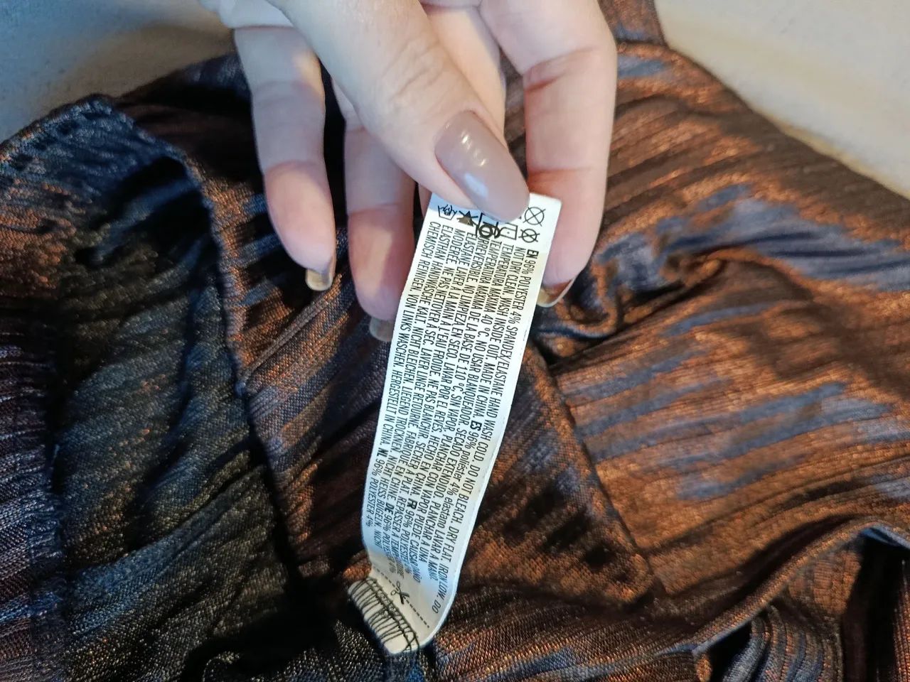 Calça pantalona marrom forever 21 M - Foto 5