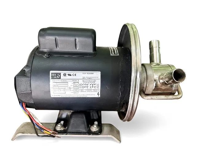 Bomba de transferência de leite inox - Foto 2