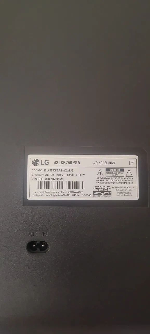 Tv smart lg 43 polegadas  - Foto 4