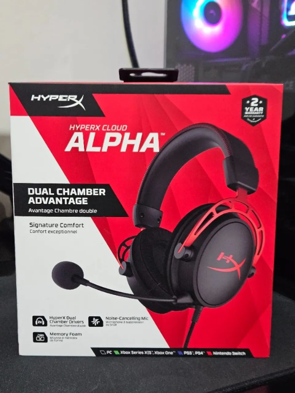 HyperX Cloud Alpha Original | Headset Gamer PC PS5 Xbox Switch - Foto 2