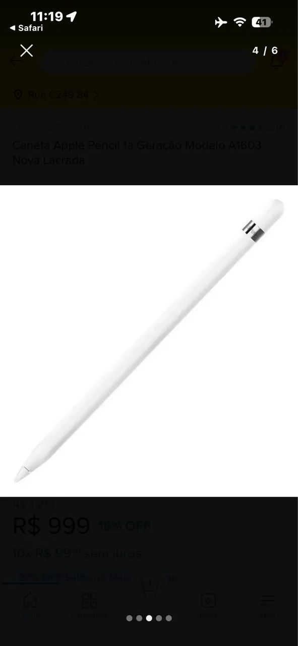 Apple pencil 1º Geração  - Foto 2
