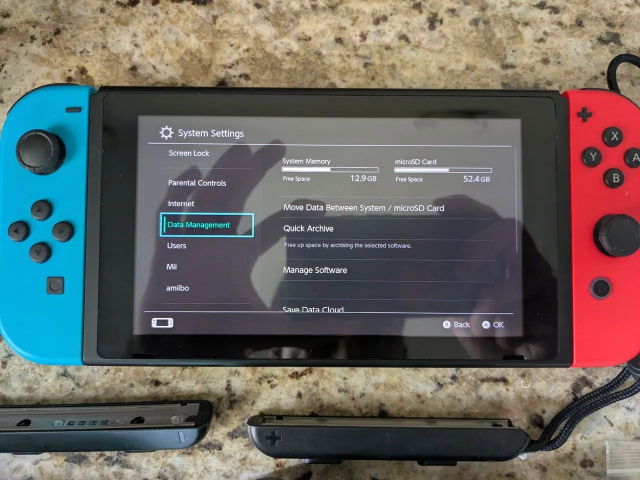 Nintendo Switch V1 desbloqueado + acessórios + 3 jogos - Jogos de