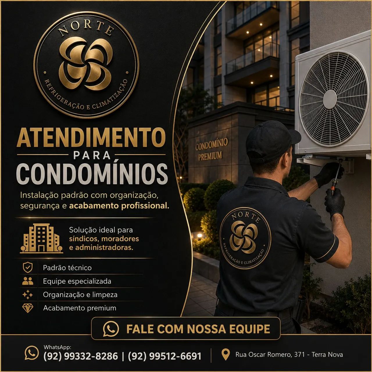 Instalação de Ar-Condicionado Split em Manaus | Norte Refrigeração - Foto 5