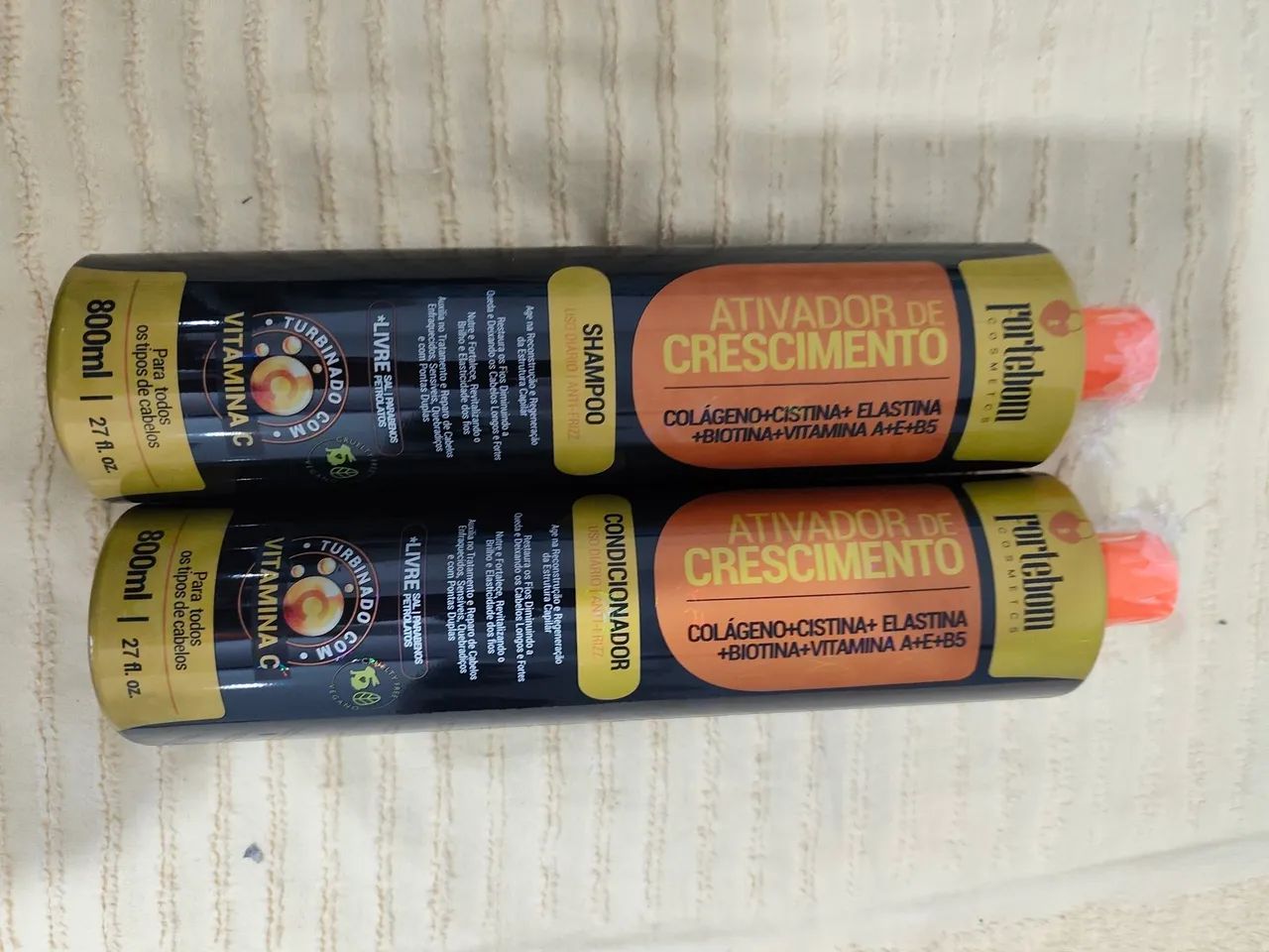 Shampoo e condicionador para cabelos 800ml último kit - Foto 2