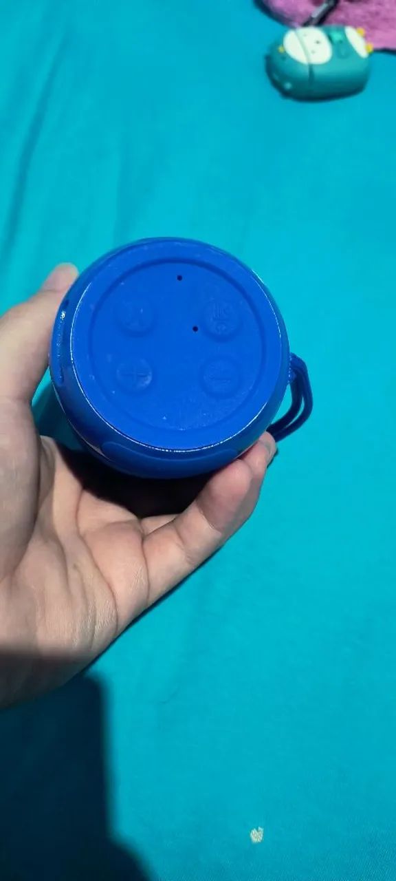 Caixinha de som nunca usada Grasep D-Q2 Azul - Foto 3