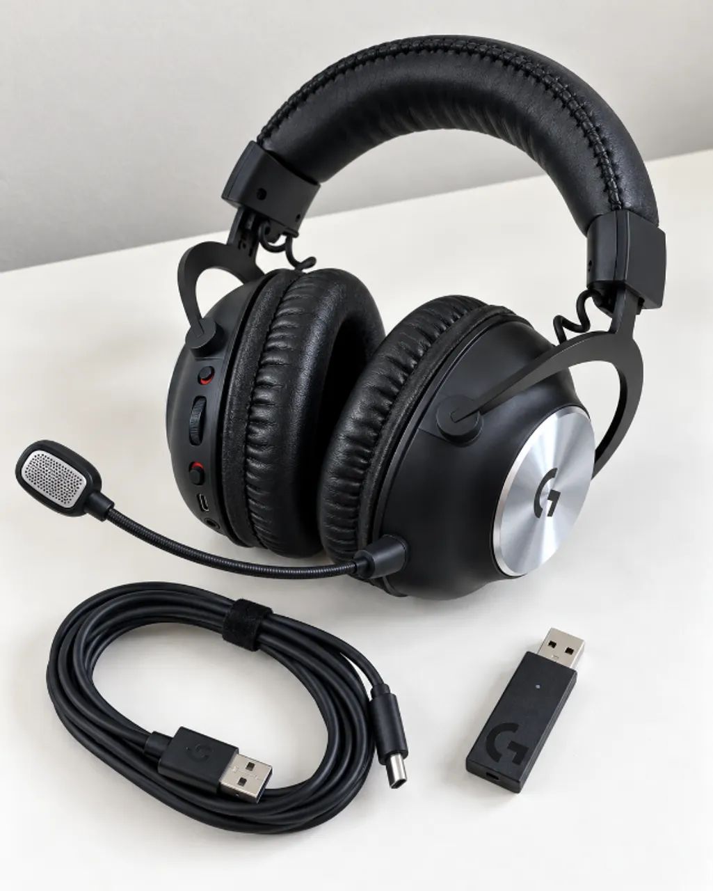 Headset Logitech G PRO X Wireless Lightspeed + Mic + Dongle - Foto 4
