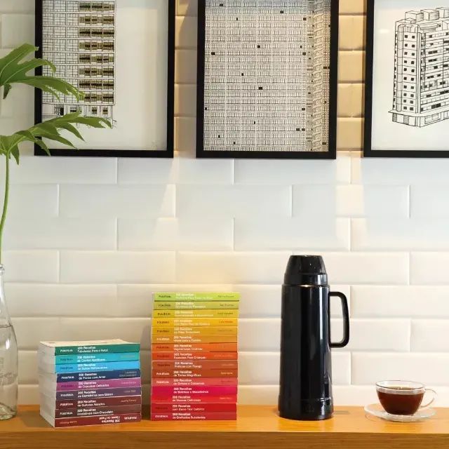 Garrafa térmica MOR preta, café e chá, usada  - Foto 2