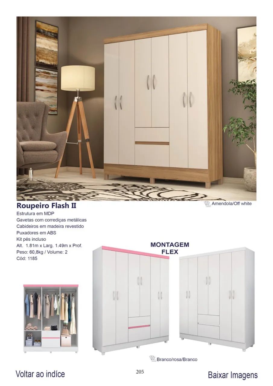 Guarda roupa. 6 portas. A pronta entrega 