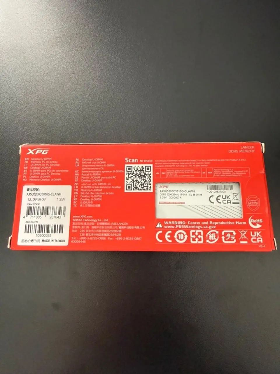 Memória RAM XPG DDR5 Lancer 16GB 5200Mts - Foto 2