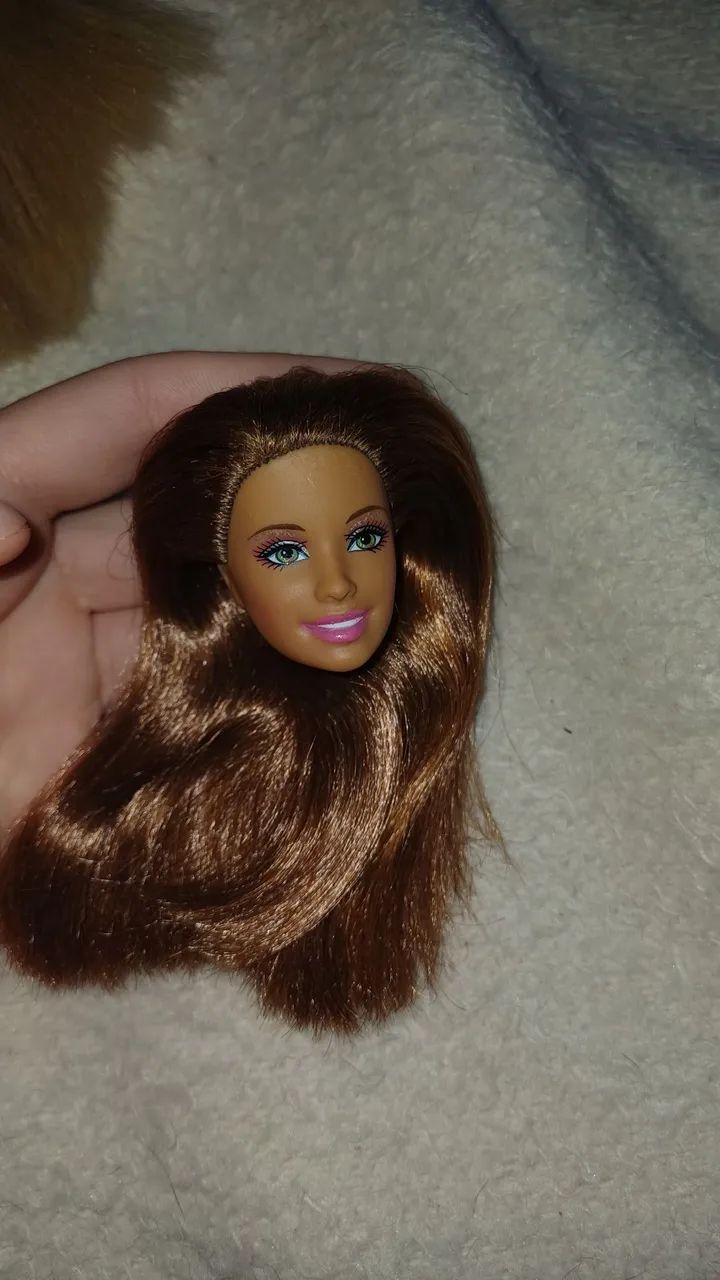 Cabeça barbie alexa castelo de diamantes 
