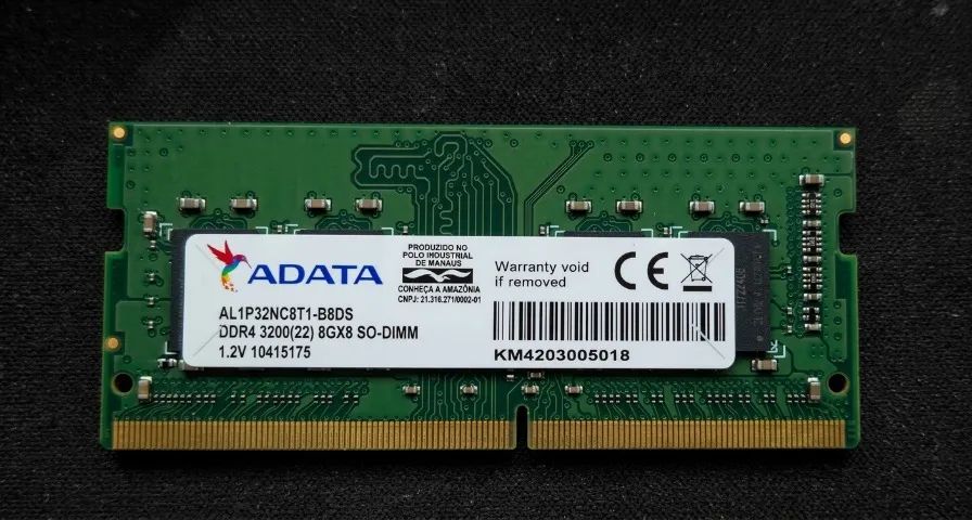MEMÓRIA RAM para notebook ADATA 8GB DDR4 3200MHz