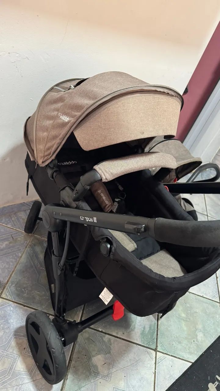 Carrinho com bebê conforto Kiddo - Foto 4