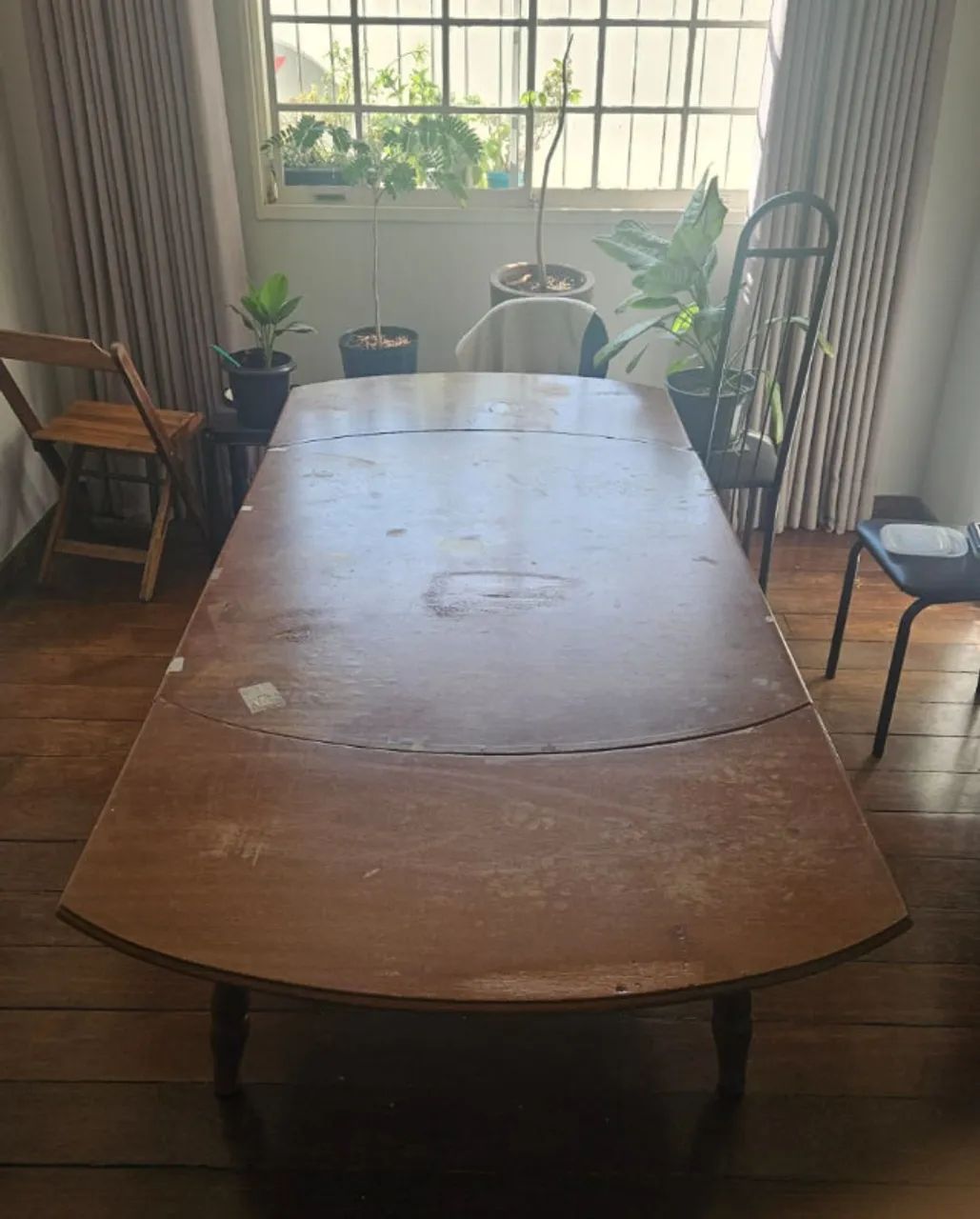 Mesa de jantar de madeira extensível - Foto 4