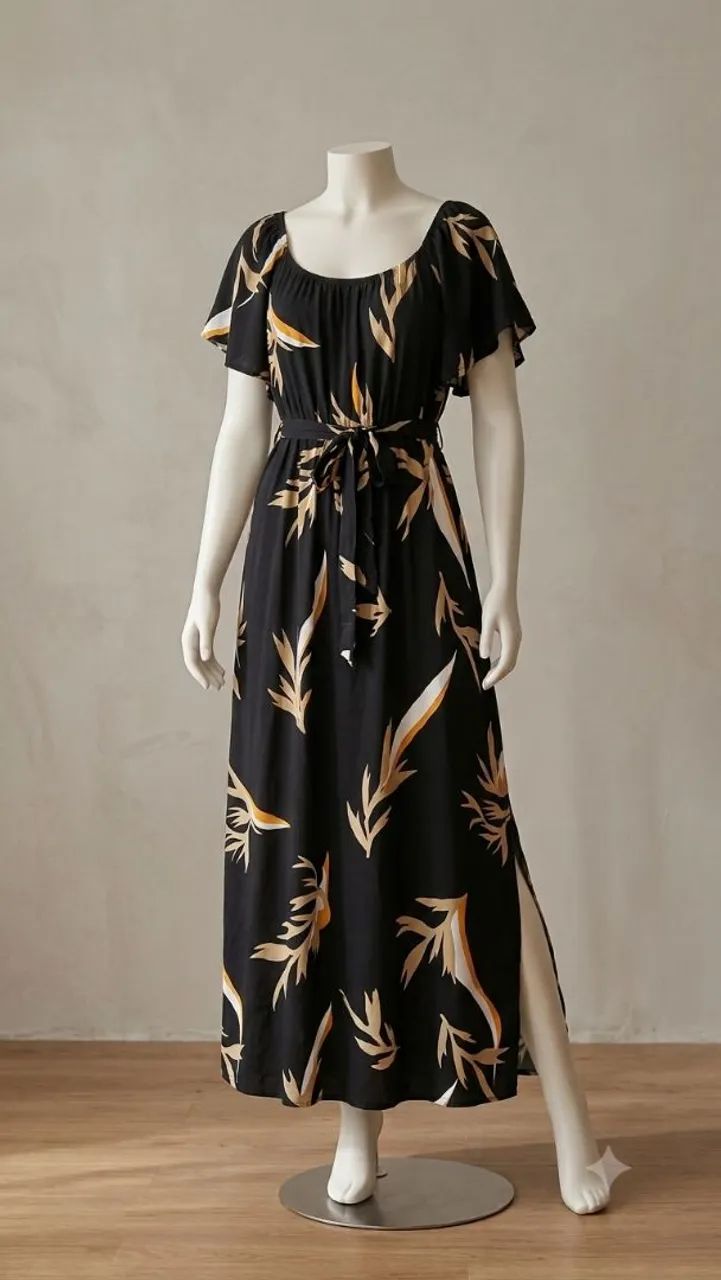 Vestido Viscolinho Plus Size 