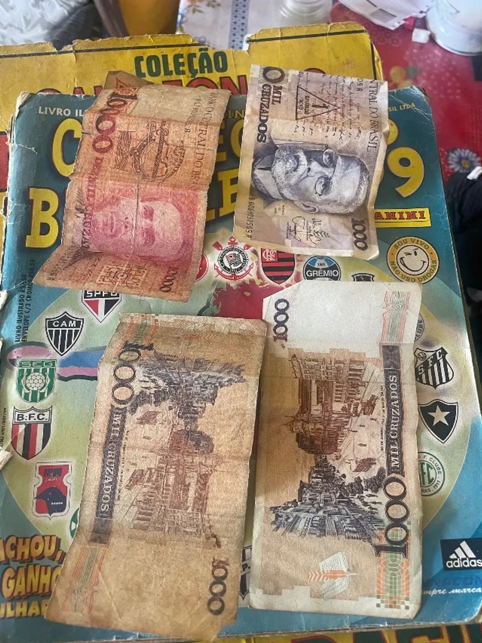 Notas antigas - cruzados
