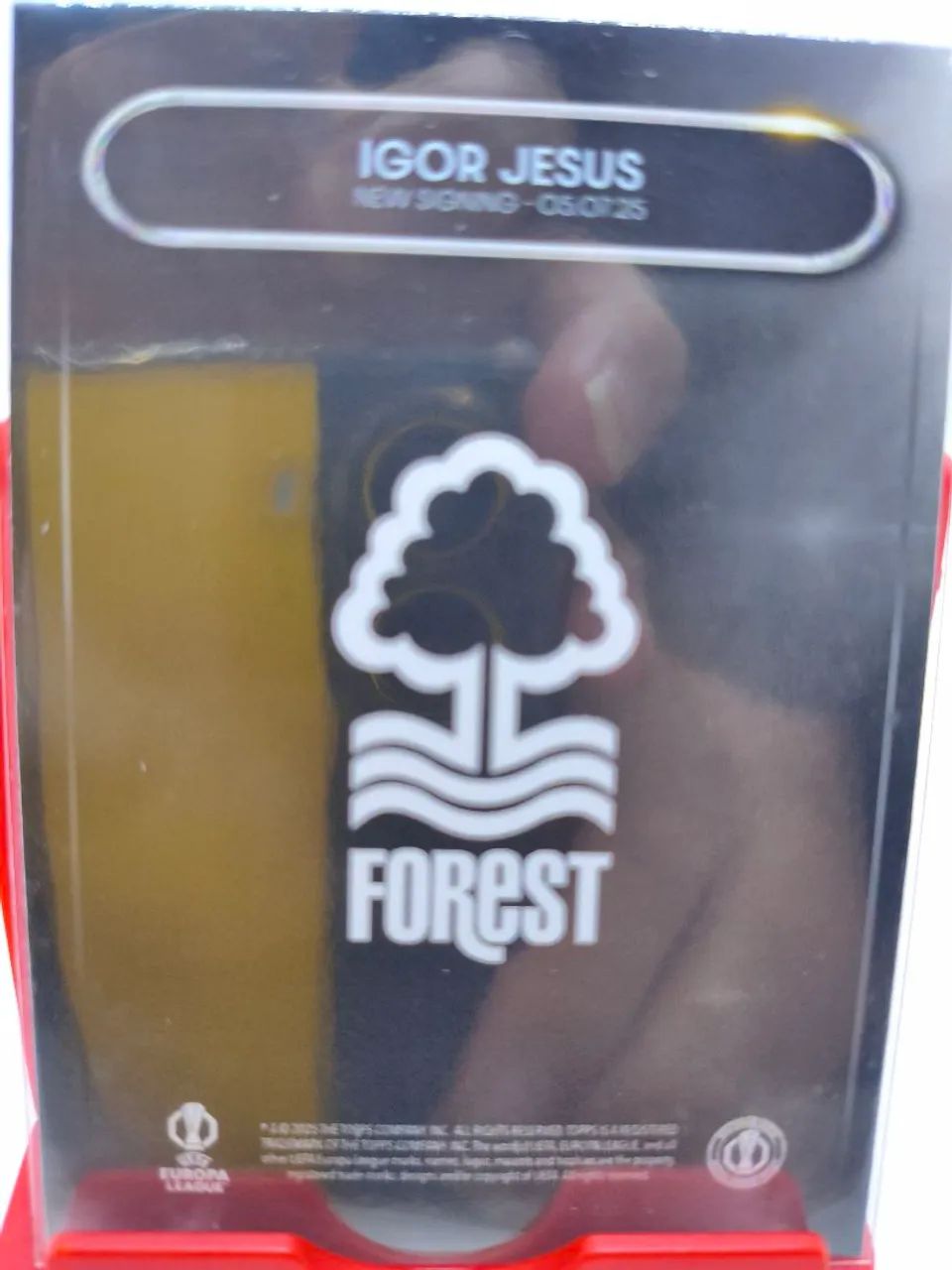 Card Topps Summer IGOR JESUS  - Foto 2