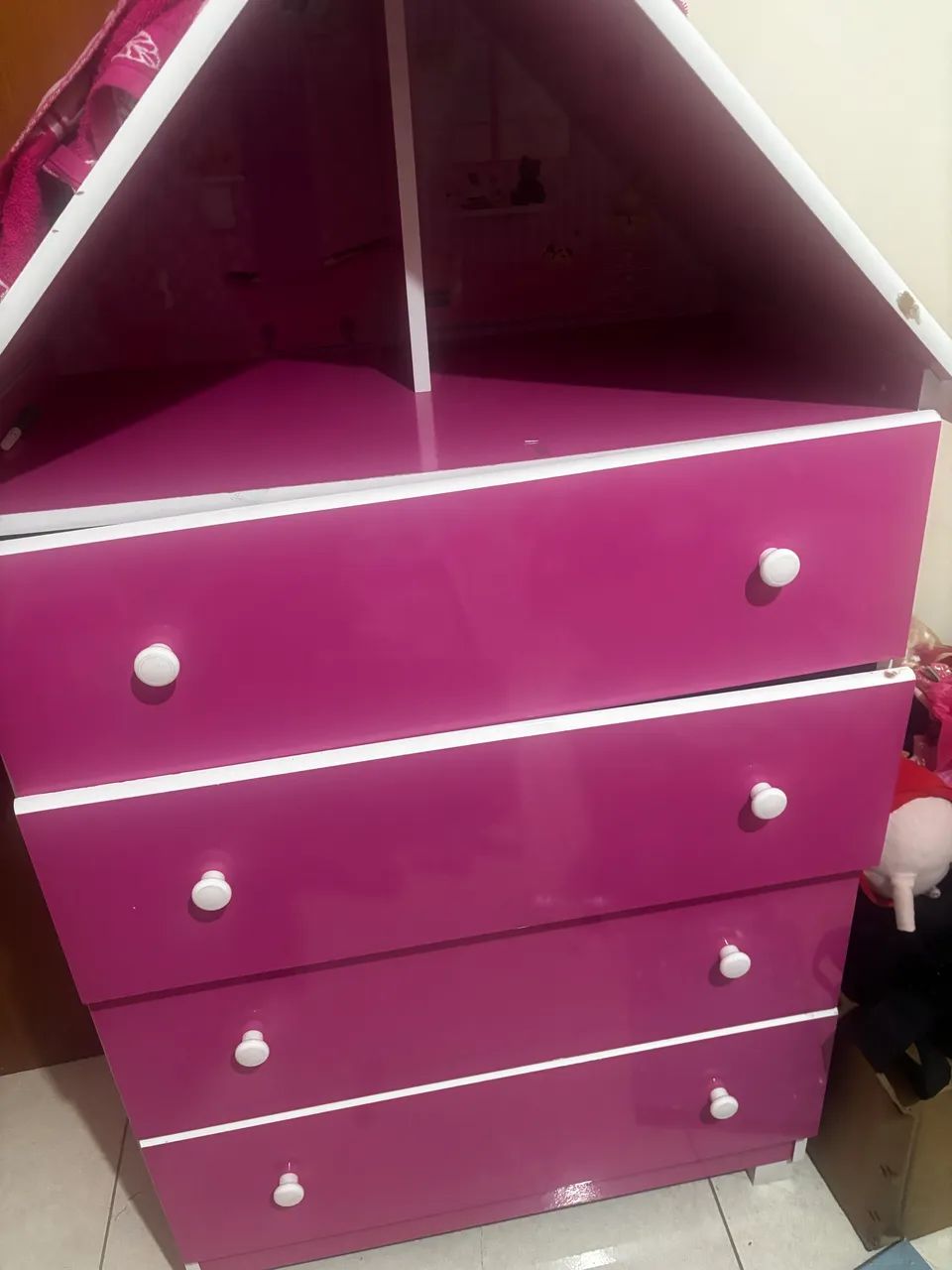 Jogo de quarto menina - Madeira boa  - Foto 3