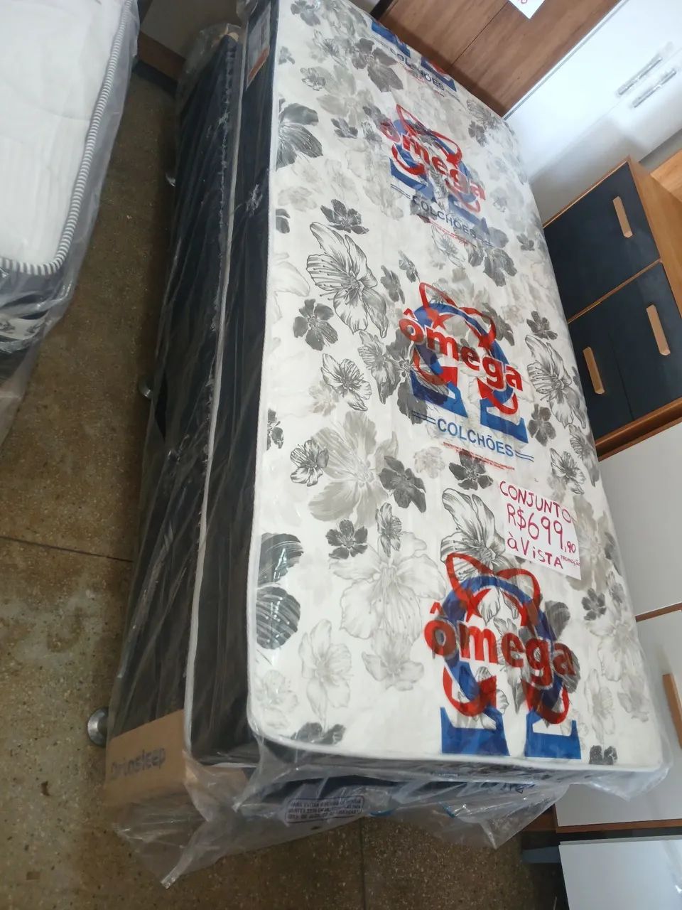 Cama Box De Solteiro NOVO