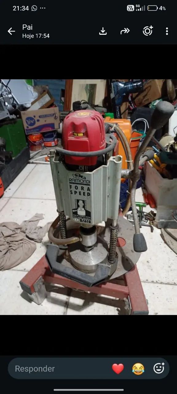 Compressor e máquina de furar mármores/cerâmicas  - Foto 2
