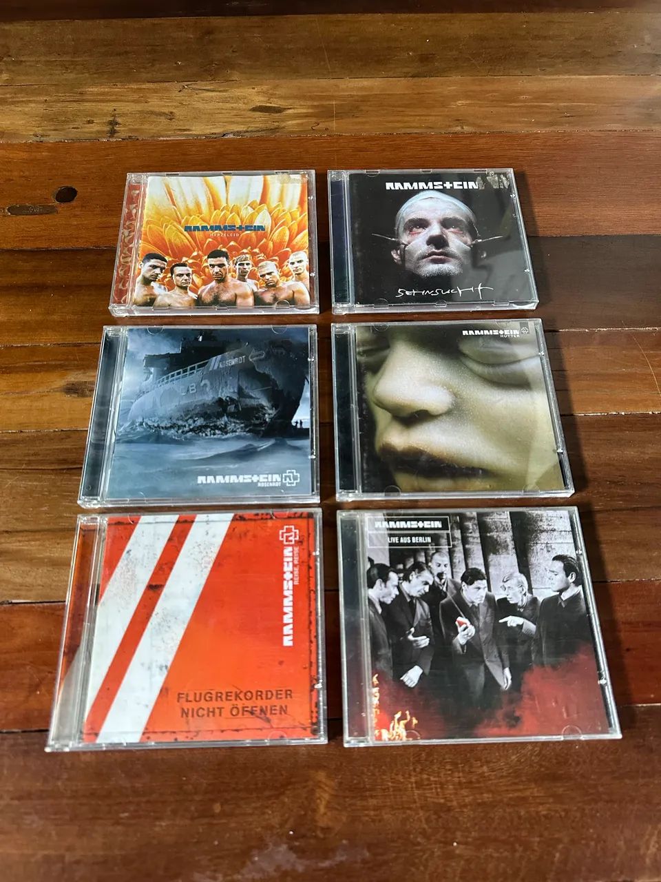 Rammstein - Lote c/ 6 CDS 