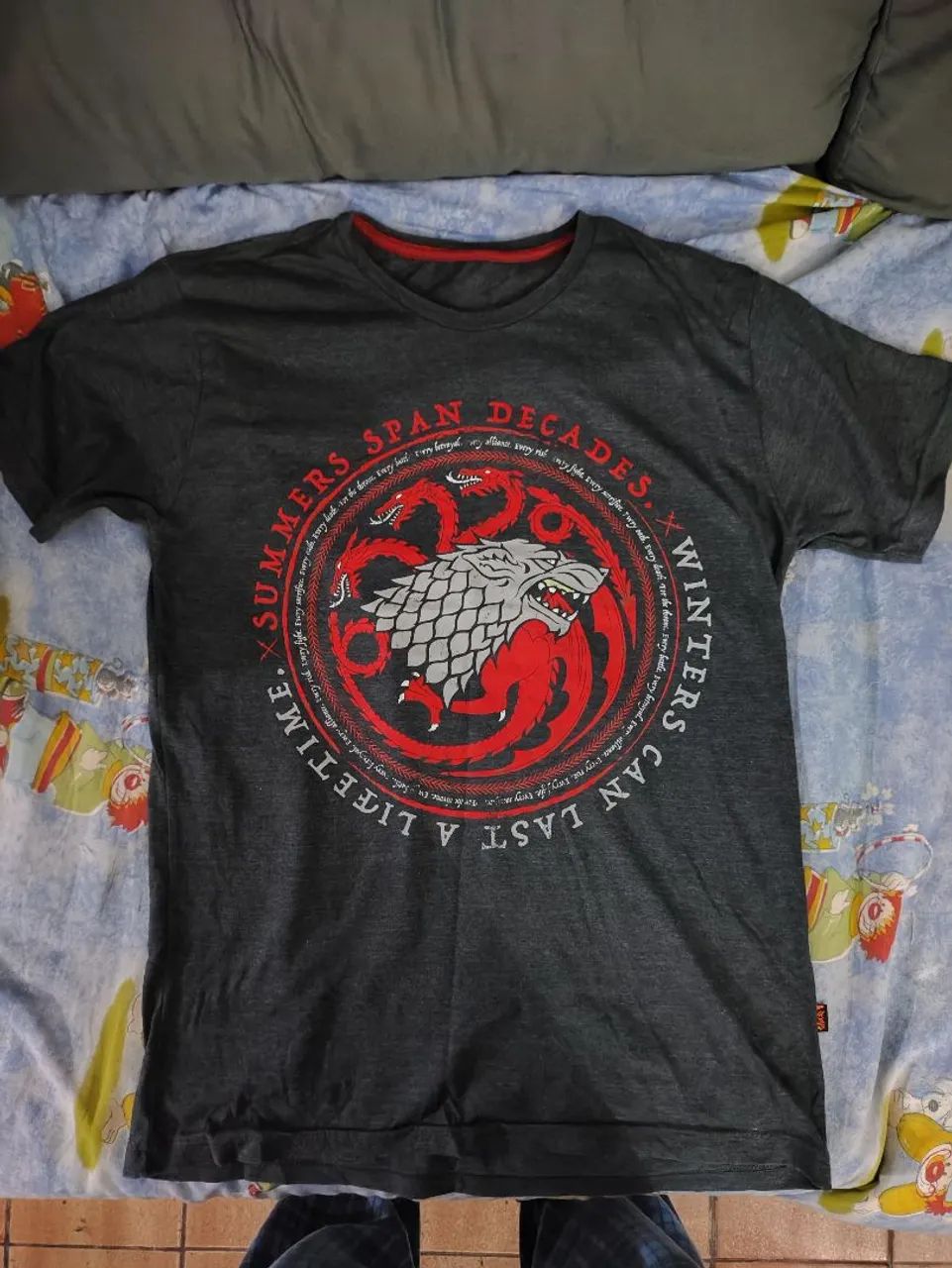 Piticas - Kit Camiseta LOL e Game of thrones 