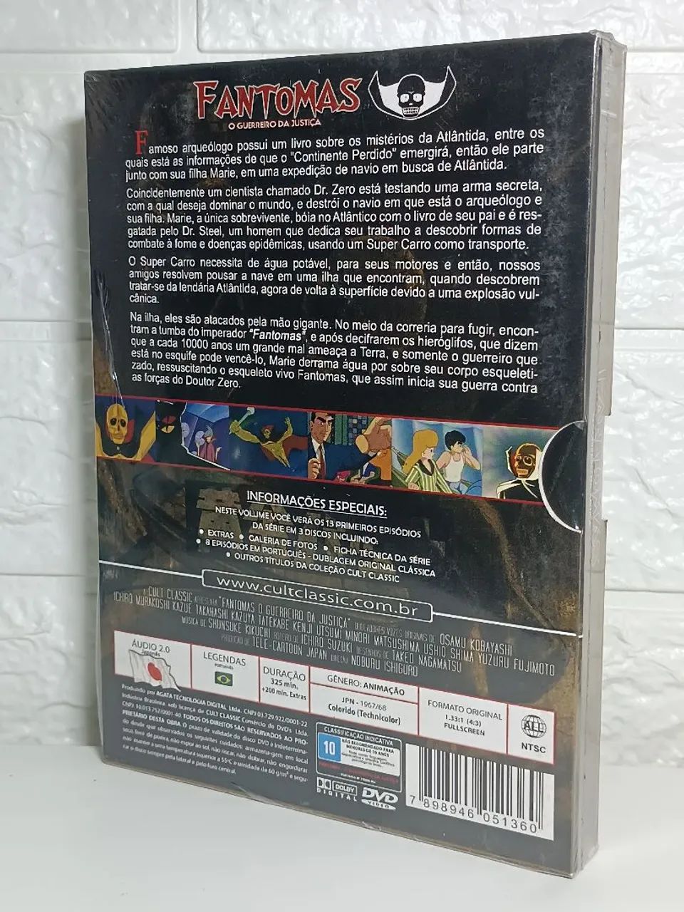 Kit Dvds Fantomas Volumes 1 e 2. O. 4 dvd cada box - Foto 4