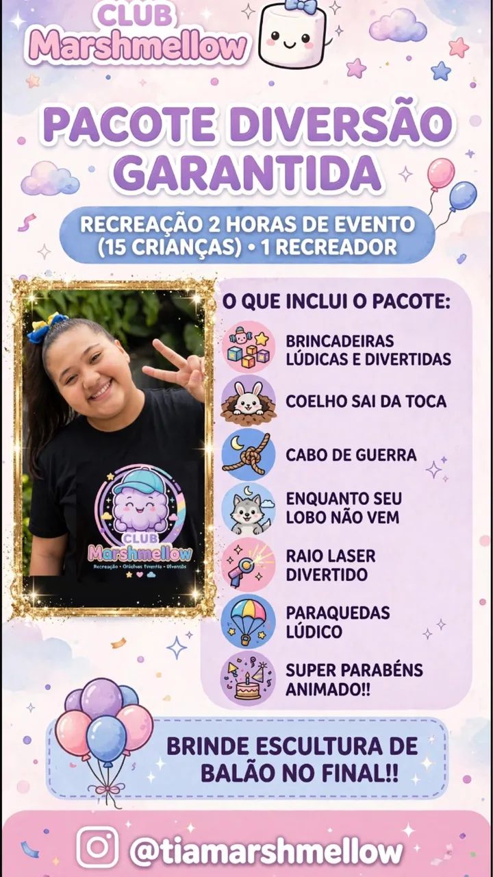 FESTA INFANTIL  RECREAÇÃO 