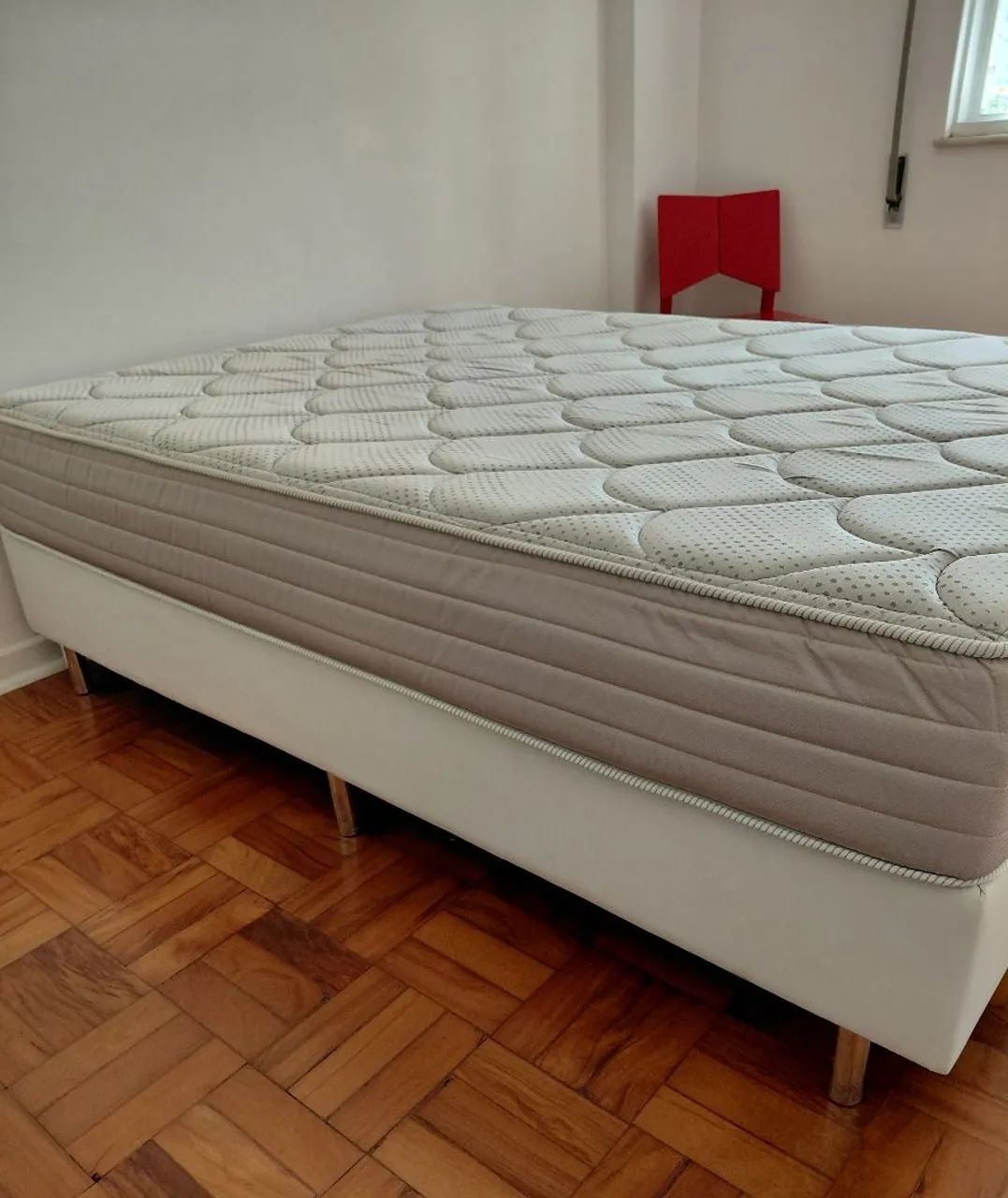 Cama de casal - Colchão e base Ortobom  - Foto 2