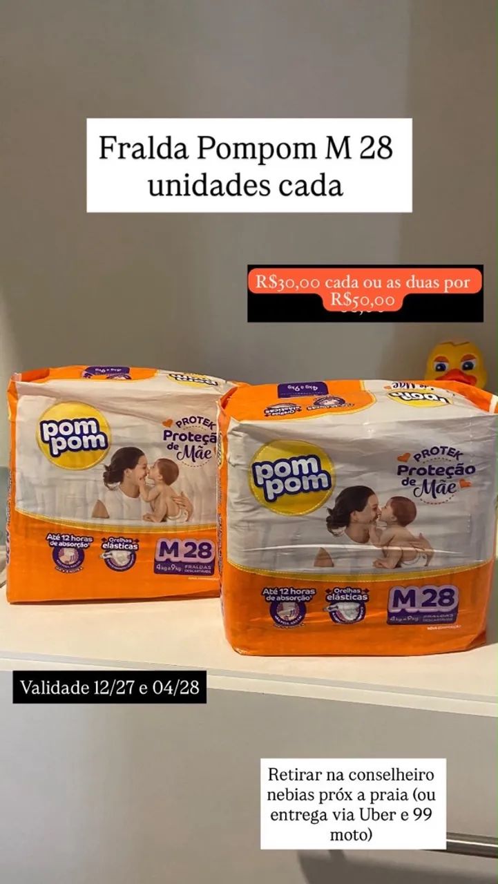 Fralda Pompom M 